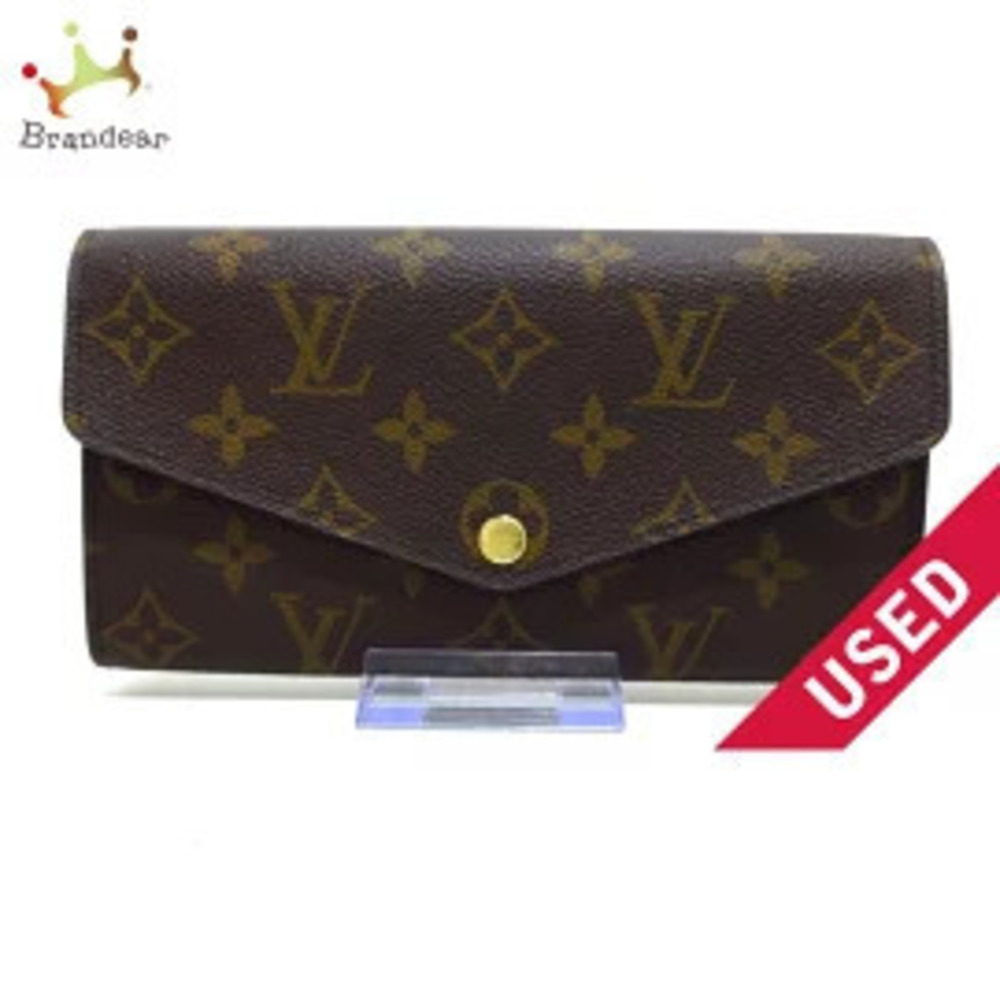 LOUIS VUITTON Portefeuille Sarah Long Wallet Fuschia Pink Monogram Canvas